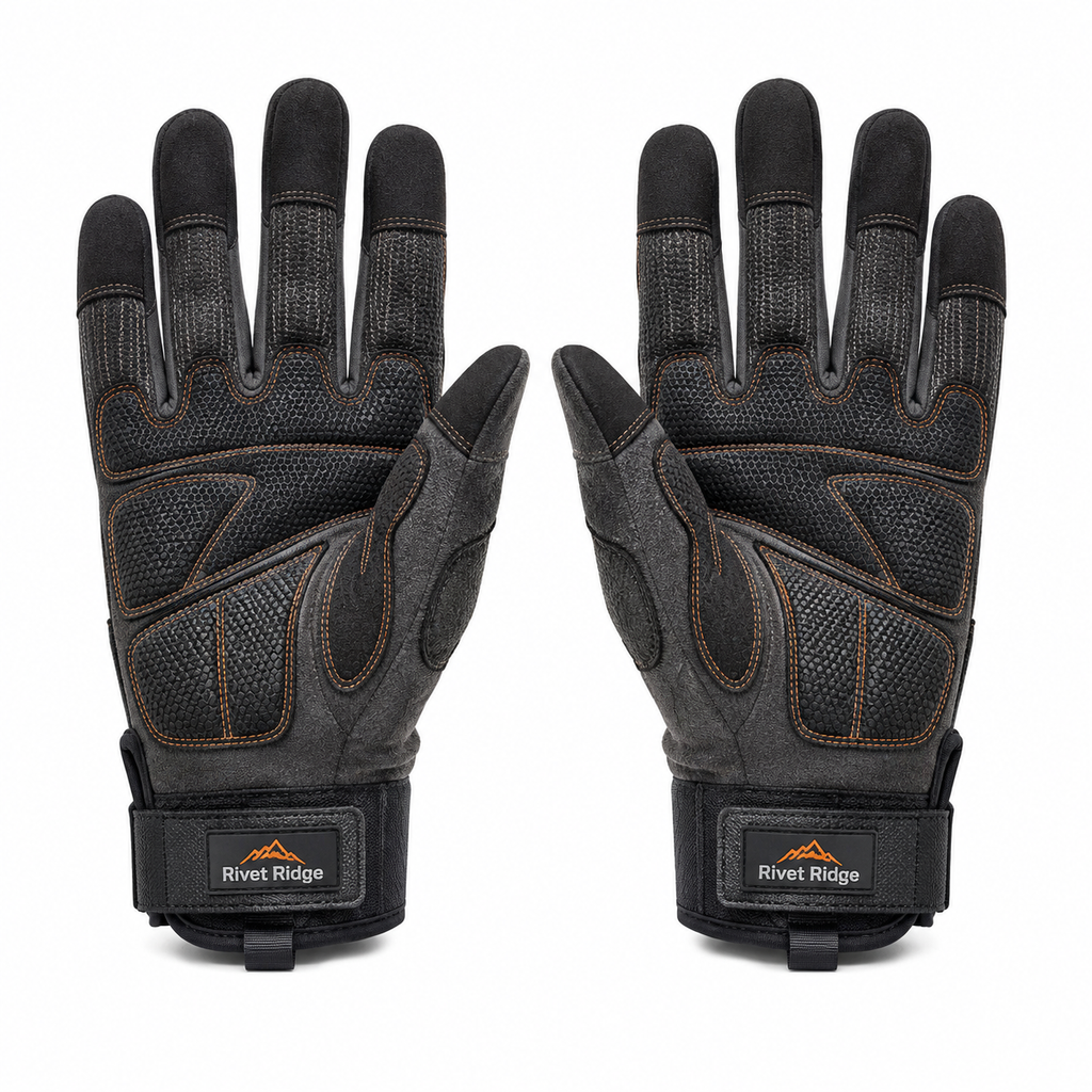 Ergonomic Work Gloves Palm Up